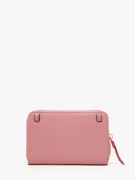 Portefeuille /cross Body Leder Etrier Roze torsade ETOS090M ander zicht 3