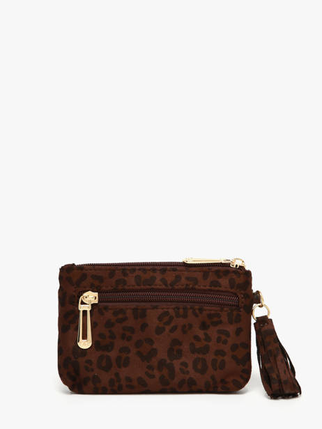 Porte-monnaie Miniprix Marron africa F5032 vue secondaire 2