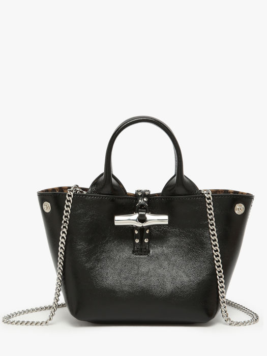 Longchamp Le roseau rock Sac porté travers Noir