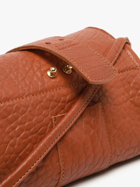 Sac Bandoulière M Agnes Cuir Etrier Marron agnes EAGC205M vue secondaire 8