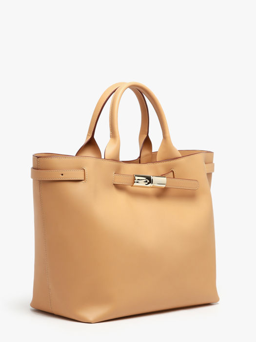 Longchamp Le roseau smart Sac porté main Beige