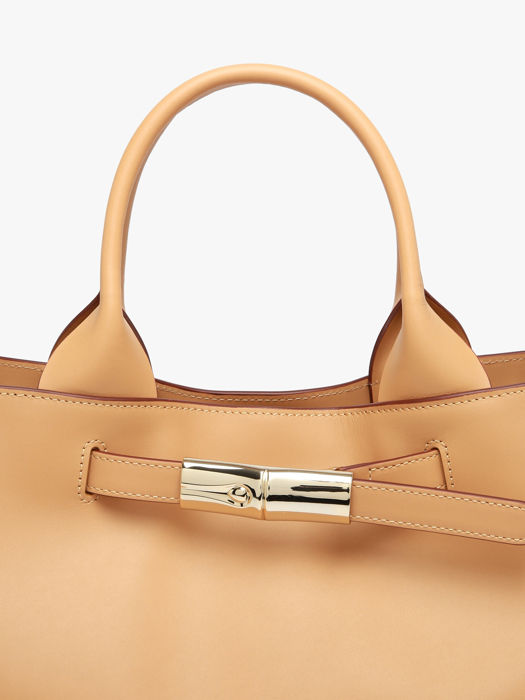 Longchamp Le roseau smart Sac porté main Beige