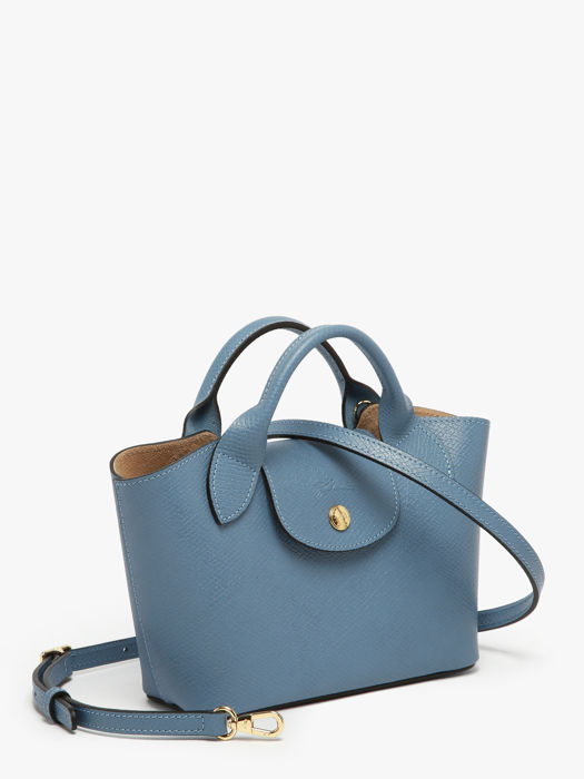 Longchamp Epure Sac porté travers Bleu