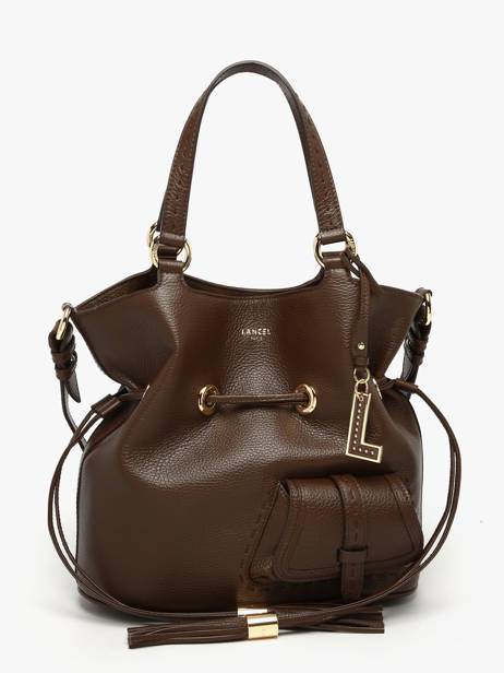 Sac Seau M Premier Flirt Cuir Lancel Marron premier flirt A10110 vue secondaire 1
