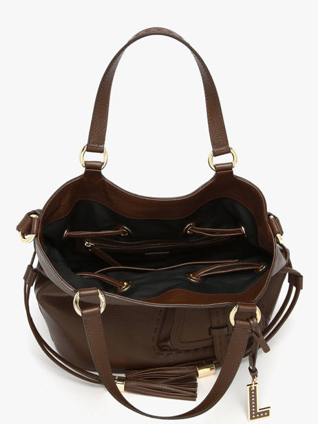 Sac Seau M Premier Flirt Cuir Lancel Marron premier flirt A10110 vue secondaire 3