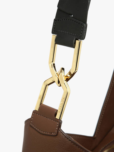 Schoudertas Pagode Leder Lancel Bruin pagode A12510 ander zicht 2