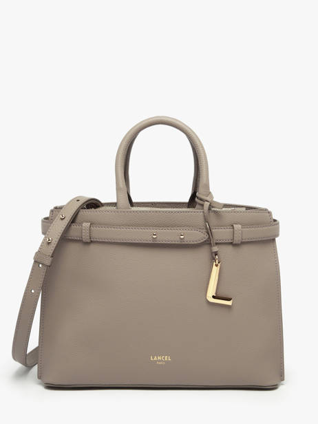 Sac Porté Main Faubourg Cuir Lancel Gris faubourg A13528