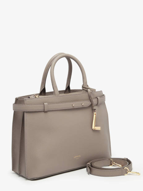Sac Porté Main Faubourg Cuir Lancel Gris faubourg A13528 vue secondaire 1