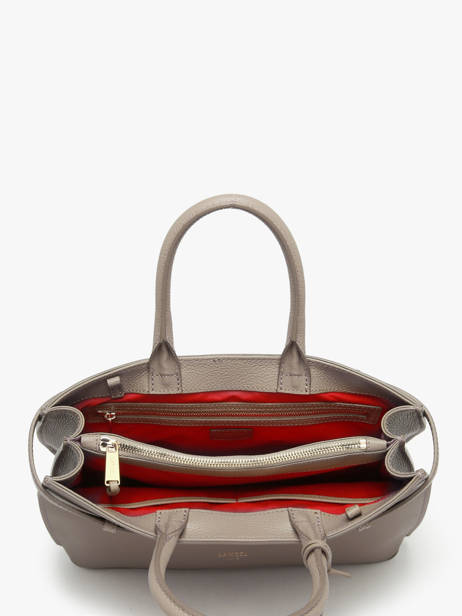 Sac Porté Main Faubourg Cuir Lancel Gris faubourg A13528 vue secondaire 2