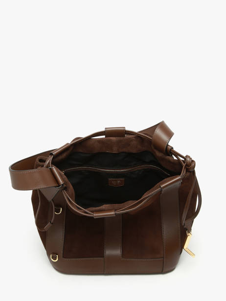 Sac Seau M Elles Cuir Lancel Marron elles A13360 vue secondaire 2