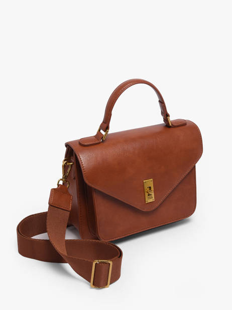 Cross Body Tas City David jones Bruin city CM7520A ander zicht 1