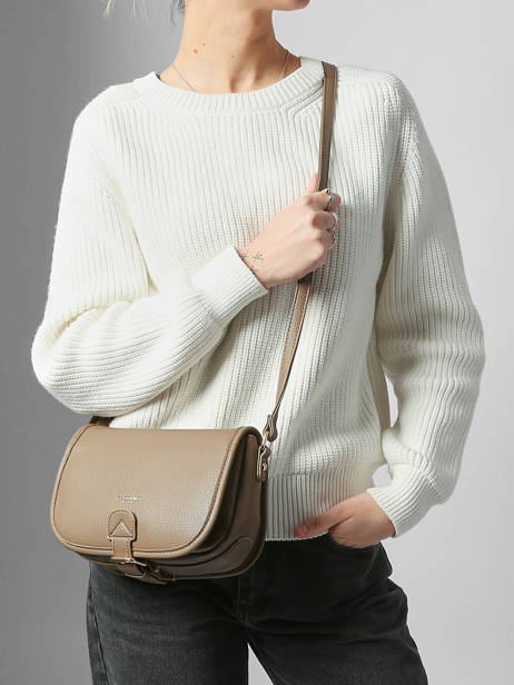 Sac Bandoulière Grained Miniprix Marron grained F7532 vue secondaire 1