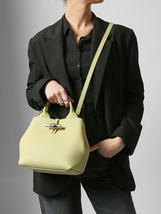 Longchamp Le roseau Sac porté main Vert