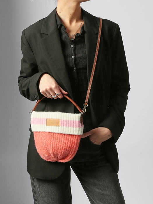 Longchamp Le pliage cocooning Cross body tas Roze