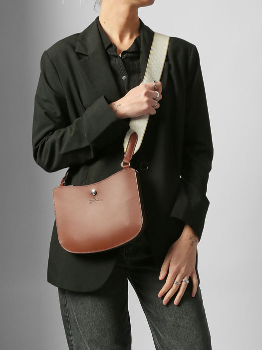 Longchamp Epure timeless Cross body tas Bruin