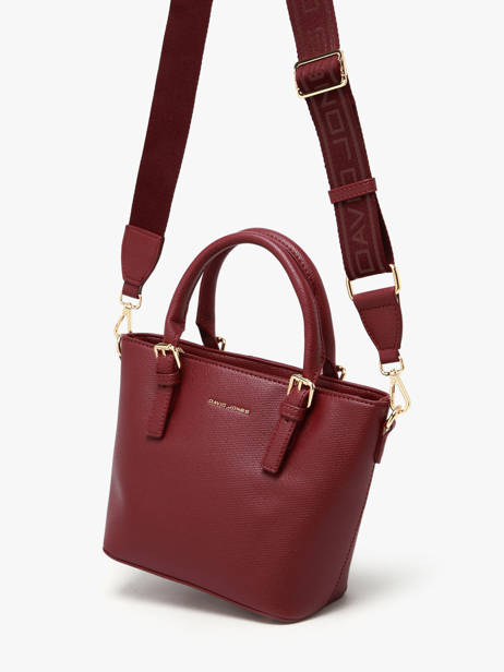 Sac à Main Saffiano David jones Rouge saffiano CM7220 vue secondaire 1