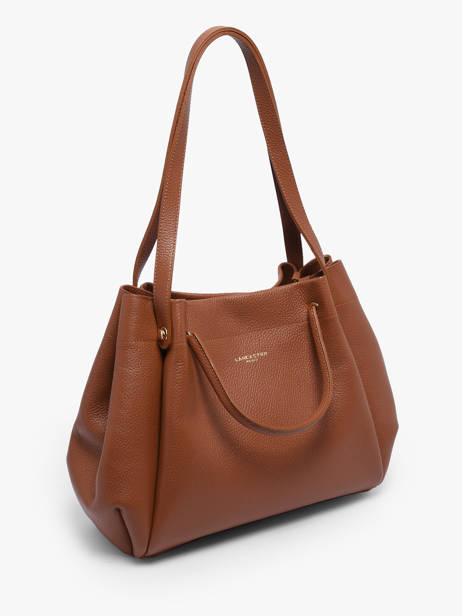 Schoudertas Foulonne Double Louisa Lancaster Bruin foulonne double louisa 90 ander zicht 1