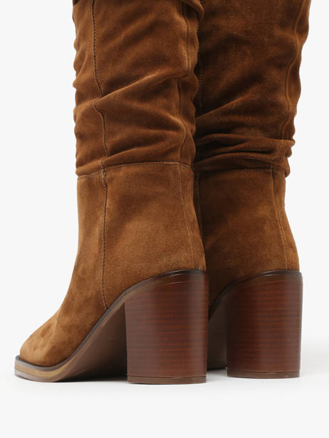 Laarzen Met Hak Camden Uit Leder Alpe Bruin women 52191101 ander zicht 3