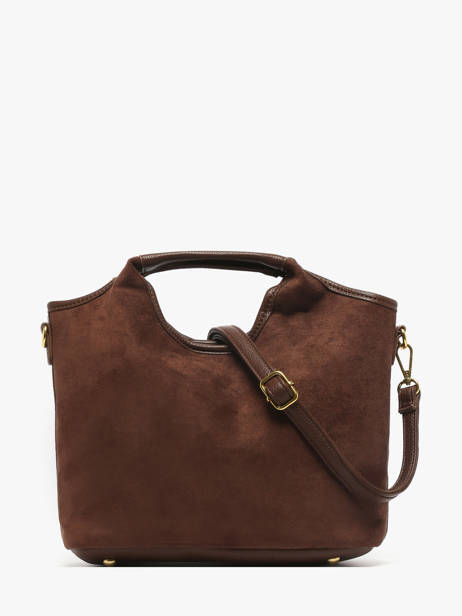 Sac Porté Main Wt Velvet Miniprix Marron wt velvet KJ62074 vue secondaire 3