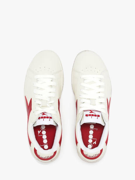 Sneakers Game Low Wax Uit Leder Diadora Wit unisex 178301 ander zicht 3