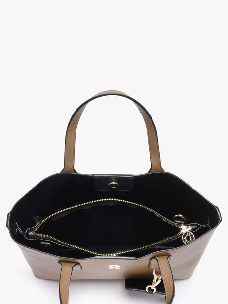 Schoudertas Th Icon Tommy hilfiger Bruin th icon AW18233 ander zicht 2