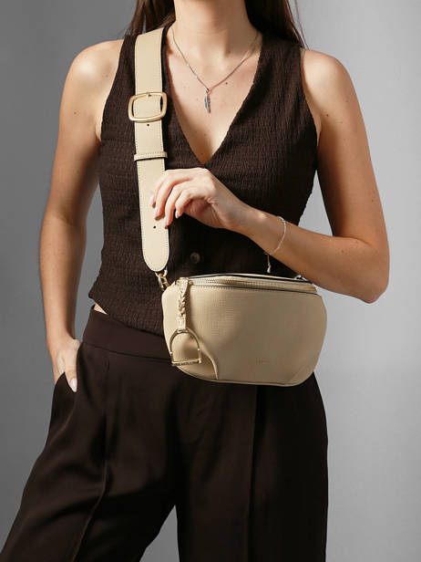 Heuptasje Torsade Leder Etrier Beige torsade ETOS022M ander zicht 1