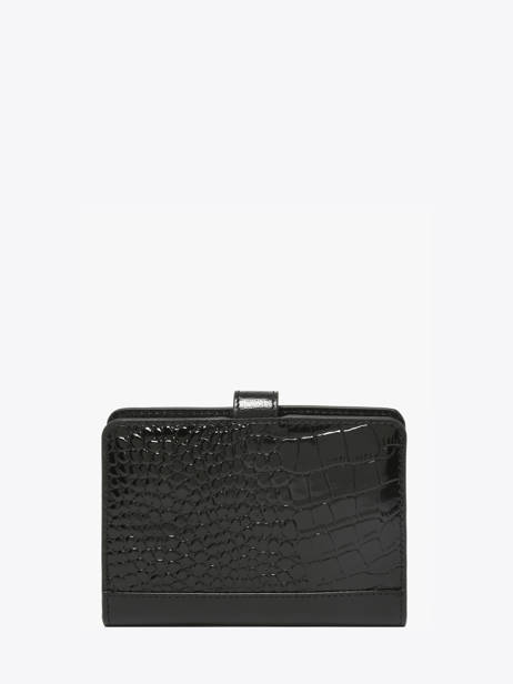 Portefeuille Leder Paul marius Zwart croco vernis JEANNCRV ander zicht 2