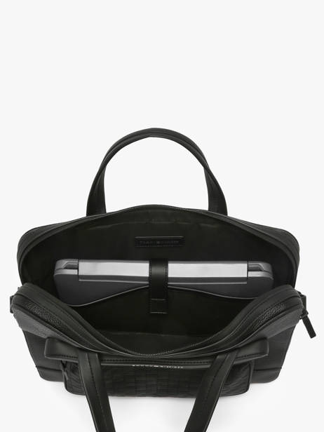 Documententas Tommy hilfiger Zwart modern tommy AM14002 ander zicht 2