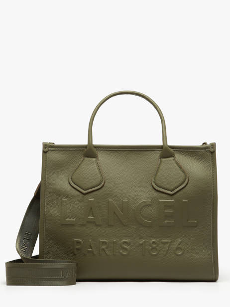 Handtas M Jour Leder Lancel Groen jour A12996