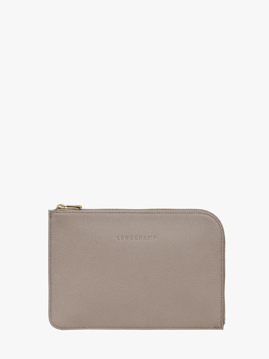 Longchamp Le foulonné Pochette Gris