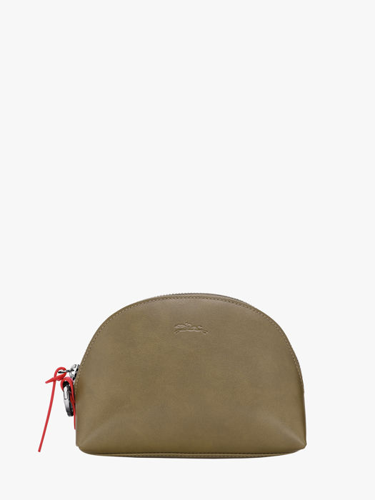 Longchamp Longchamp pocket bicolore Clutch Groen