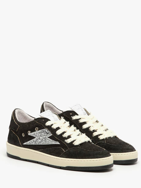 Sneakers Uit Leder Semerdjian Zwart women DANY ander zicht 1