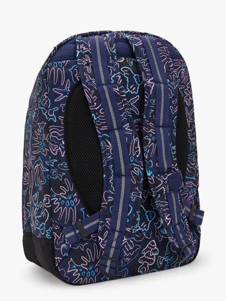 Rugzak 2 Compartimenten Kipling Blauw back to school / pbg PBGI7090 ander zicht 4