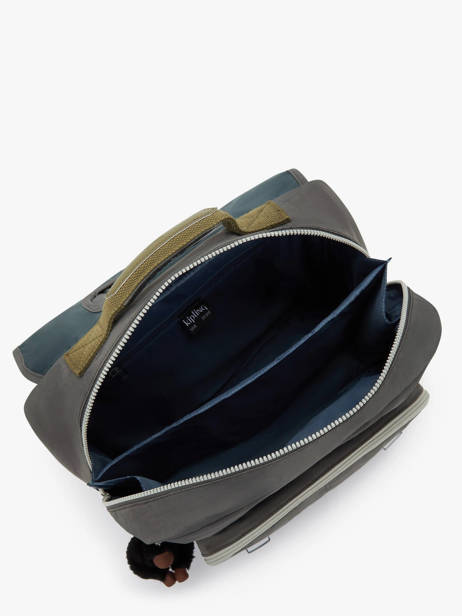 Boekentas 2 Compartimenten Kipling Grijs back to school / pbg PBG21092 ander zicht 2