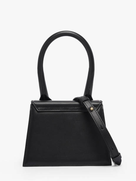 Sac Bandoulière D'occasion Chiquito Moyen Cuir Jacquemus Noir second life 1566432 vue secondaire 5