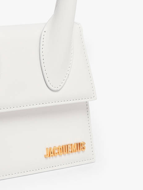 Sac Bandoulière D'occasion Chiquito Moyen Cuir Jacquemus Blanc second life 1566327 vue secondaire 1