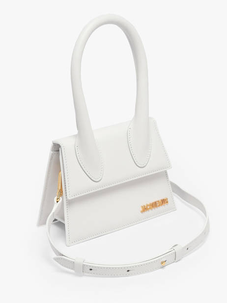 Sac Bandoulière D'occasion Chiquito Moyen Cuir Jacquemus Blanc second life 1566327 vue secondaire 3