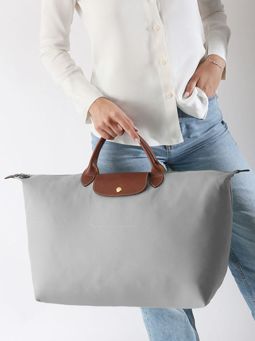 Longchamp Le pliage original Sac de voyage Gris