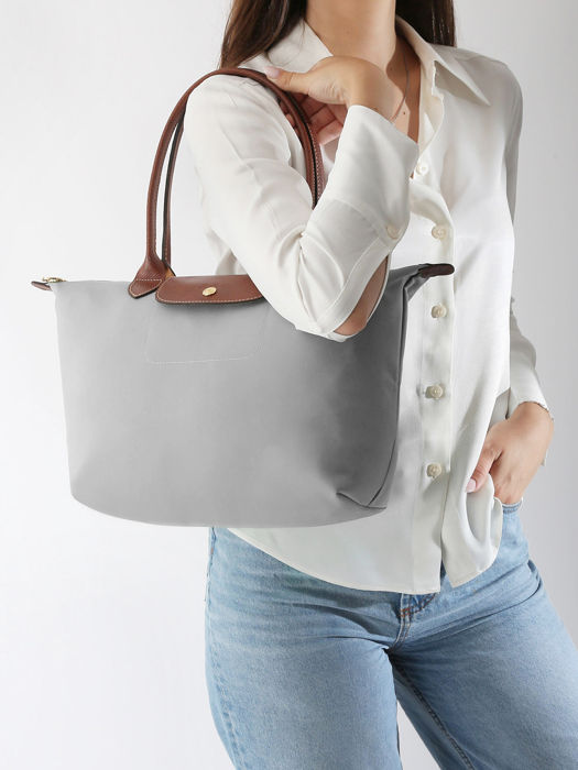 Longchamp Le pliage original Besace Gris