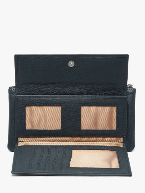 Portefeuille Caviar Leder Crinkles Blauw caviar 14104 ander zicht 2