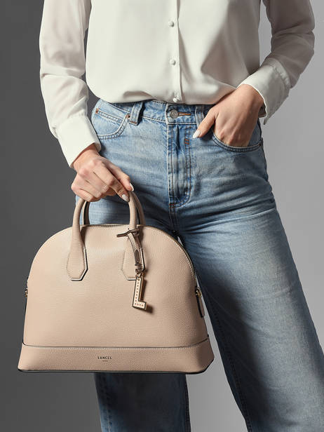 Handtassen Belleville Leder Lancel Beige belleville A13736 ander zicht 1