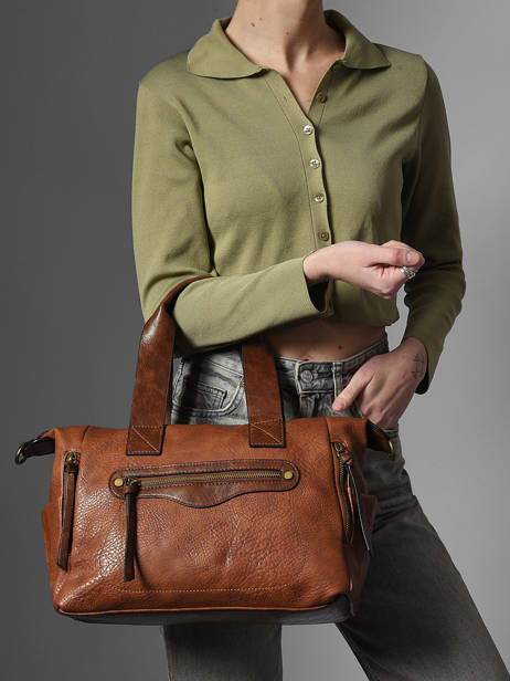 Handtassen Wt Becolore Miniprix Bruin wt becolore 6511 ander zicht 1