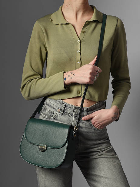 Cross Body Tas Wt Safiano Miniprix Groen wt safiano F6918 ander zicht 1
