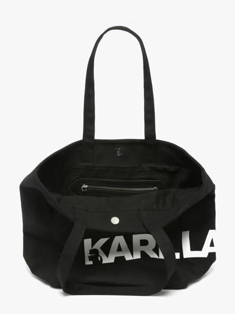Sac Porté épaule K Essential Coton Karl lagerfeld Noir k essential B1W50050 vue secondaire 2