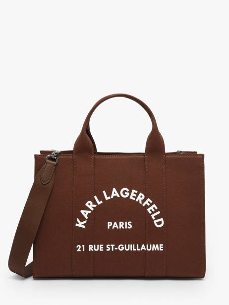 Sac Port� Main Rsg Coton Karl lagerfeld Marron rsg A1W50010