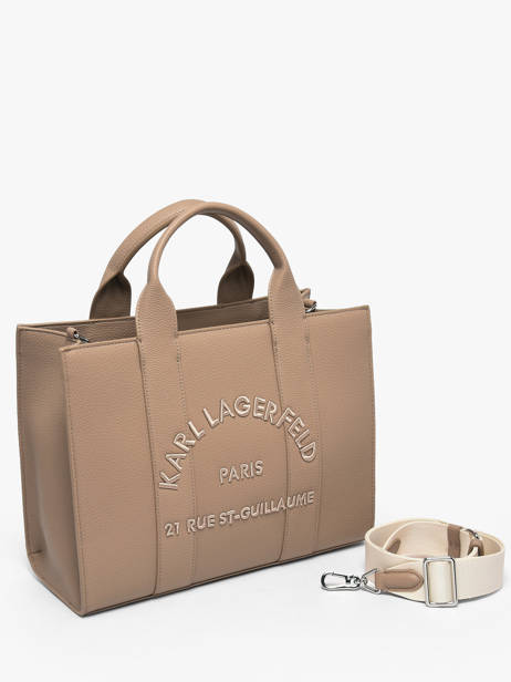 Sac Porté Main Rsg Cuir Karl lagerfeld Beige rsg B1W30041 vue secondaire 1
