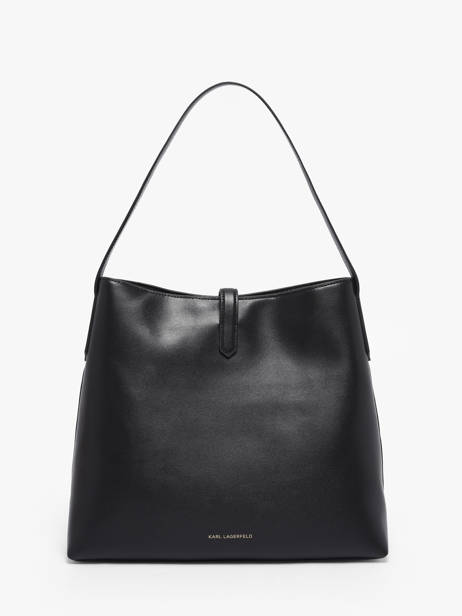 Sac Porté épaule K Autograph Cuir Karl lagerfeld Noir k autograph B1W30096 vue secondaire 3