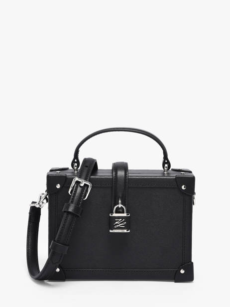 Sac Bandoulière K Autograph Cuir Karl lagerfeld Noir k autograph B1W30100