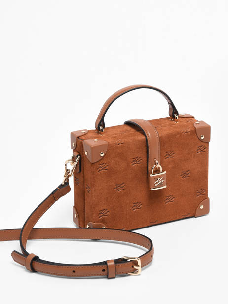 Cross Body Tas K Autograph Leder Karl lagerfeld Bruin k autograph B1W30266 ander zicht 1