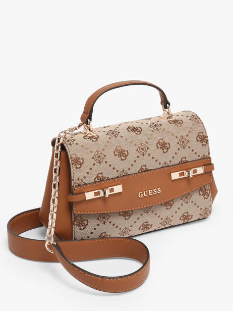 Sac Bandoulière Melinda Logo Polyester Guess Marron melinda logo JP990220 vue secondaire 1